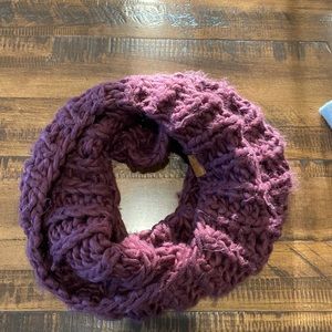 Burgundy infinity scarf